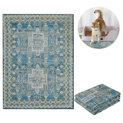 Lovewag Pets cat litter mat Blue Mesa dump-and-wash design for quick cleanup
