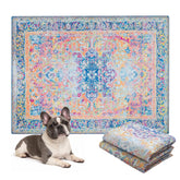 Lovewag Pets Washable Pads decorative floor mat blends with home decor while protecting floors.