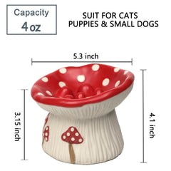 LOVINFURBABY elevated cat bowl provides comfortable dining posture during meals