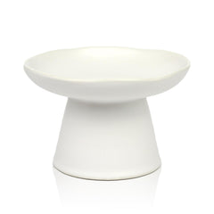 LOVINFURBABY extra wide raised bowl for whisker-friendly eating.