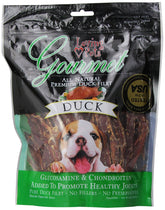 Loving Pets Duck Filet Strips packaging, premium treat option for dogs