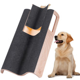 LovIntry M-Shaped scratch pad with treat box guides nails during play