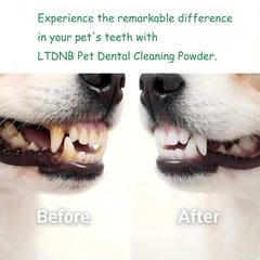 LTDNB Dog Dental Powder bright-teeth hints at a whiter smile.