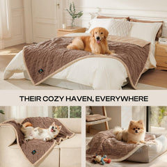 Luciphia waterproof pet blanket ideal for dogs and cats on sofas