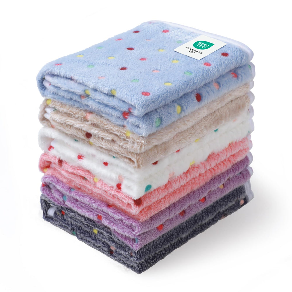 Luciphia soft fluffy fleece small blanket 23x16 for cozy sofa protection.