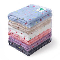 Luciphia soft fluffy fleece small blanket 23x16 for cozy sofa protection.