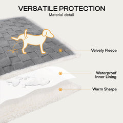 Luciphia waterproof dog blanket reinforced edge stitching supports daily durability