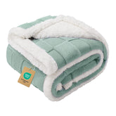 Luciphia waterproof dog blanket on couch showing furniture protection for pets