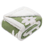 Luciphia waterproof pet blanket on a sofa protects furniture from spills and fur.