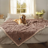 Luciphia waterproof pet blanket surface protector keeps furniture dry and stain free