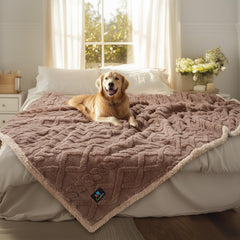 Luciphia waterproof pet blanket surface protector keeps furniture dry and stain free