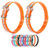 LuckinPET replacement collar strap showing adjustable fit for versatile dogs