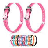 LuckinPET replacement collar strap waterproof and odorless in pink for versatile dog training.