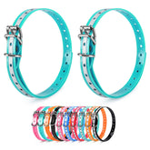 LuckinPET replacement collar strap waterproof material close-up showing outdoor durability