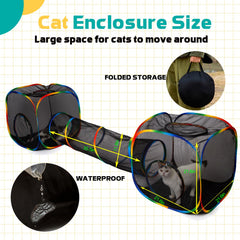 LUCKITTY Breathable mesh and Oxford fabric keep pets comfortable during outdoor sessions.
