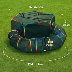 LUCKITTY durable 210D Oxford fabric and scratch-resistant mesh.