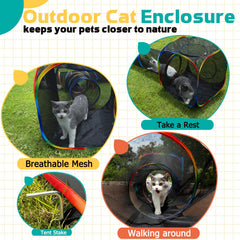 LUCKITTY Waterproof materials resist weather and make cleanup quick after playtime.