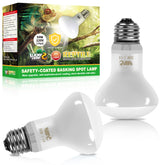 LUCKY HERP 50W reptile heat lamp bulb for steady basking warmth