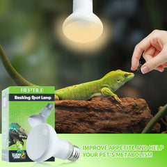 Lucky Herp E26 base 120V bulb ensures easy installation in tanks.