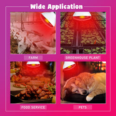 LUCKY HERP red heat lamp for reptiles and small animals, safe warmth.