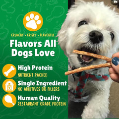 Lucky Premium Treats small puppy-chicken treat shown for tiny mouths