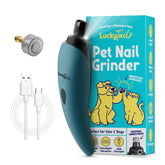 LUCKY TAIL pet nail grinder with quiet design for calm grooming