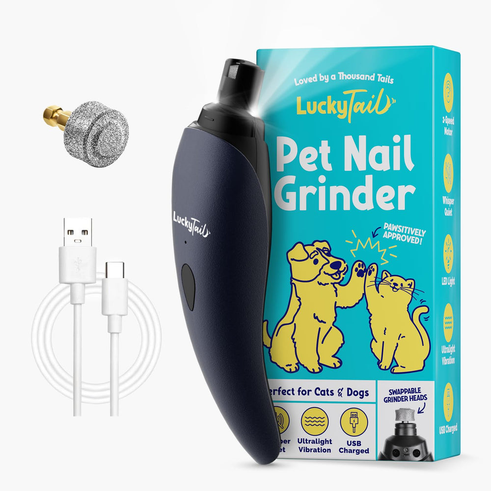 LUCKY TAIL pet nail grinder with quiet operation for calm grooming