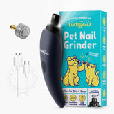 LUCKY TAIL pet nail grinder with quiet operation for calm grooming