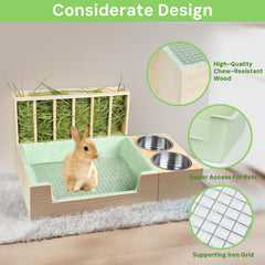 LUCKYBOPAN easy-clean removable tray simplifies habitat maintenance