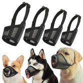 LUCKYPAW dog muzzle set packaging showing four-piece kit for multi-dog grooming readiness