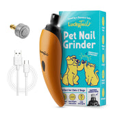 Lucky Tail pet nail grinder with quiet operation for calm nail trims