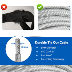 LUFFWELL shock-absorbing-leash reduces jolts during fast runs.