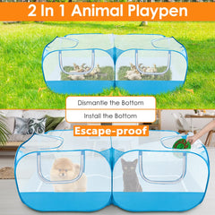 Lukovee chicken pen with escape-proof design for safe backyard use.