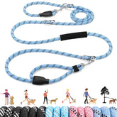 Lukovee hands-free dog leash shows 10ft reach and sturdy clip for easy hands-free walks.