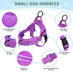 Lukovee neck and chest adjustable harness for secure fit