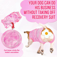 Lukovee Recovery Suit offers toilet-friendly design for pups using the restroom.