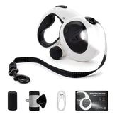 LULUPET retractable leash 16ft LED light for safer evening walks.