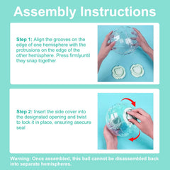 LummiPlay hamster ball secure ventilation enhances breathability during play.