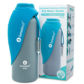 LumoLeaf insulated dog bottle with wide mouth for easy filling.