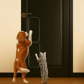 Lupvar dog door scratch protector 6x17 kit guards doors from claws