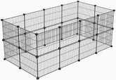 LURIVA guinea pig cage with sturdy metal wire for safe play.