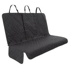 Lusso Gear dog seat cover waterproof back seat protects upholstery during muddy adventures.