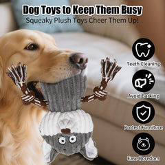Luudoogs black bear toy from the five-pack with durable stitching.