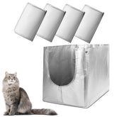Luxrise Liner F packaging showcases a 4-pack, ideal for ongoing litter box maintenance.