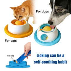 LWPFSD Interactive lick-ball motion engages pets during meals.
