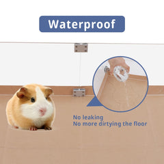 LWYMX large liner under bedding keeps floors tidy