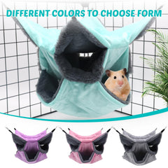 LYART mint-grey plush hammock combines soft comfort with a stylish look.