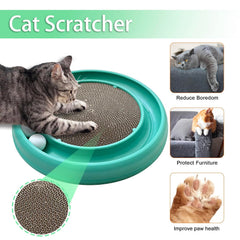 The LYCTDD cat ball track base close-up shows stable setup and durability.