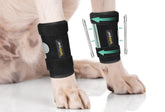 Lyderpet front leg brace closeup with metal splints for stability