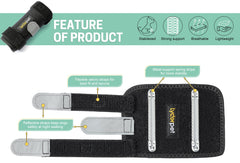 Lyderpet dog leg brace with Velcro straps for secure fit